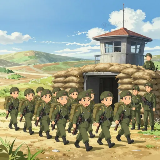 relief troops