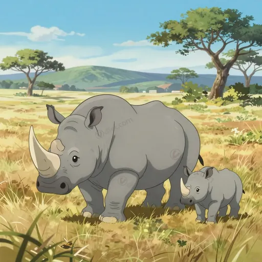 rhinoceros family