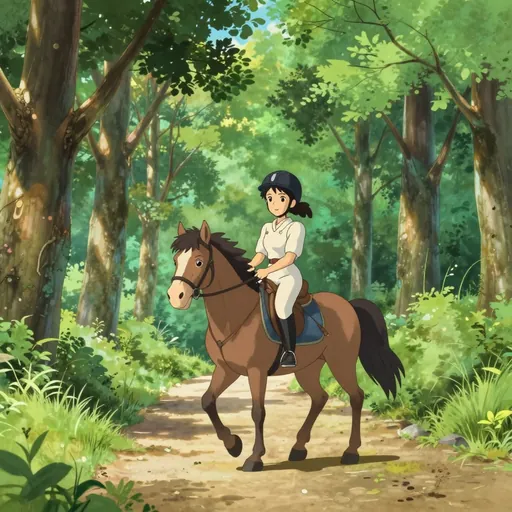 riding horse