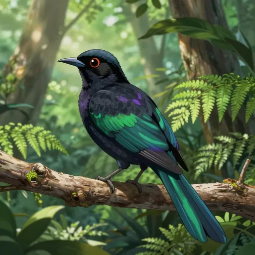 riflebird