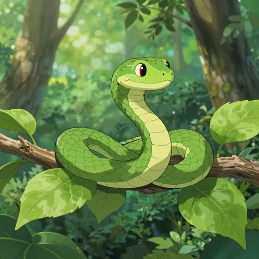 rough green snake
