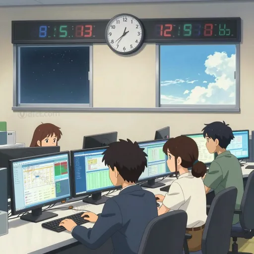 round the clock