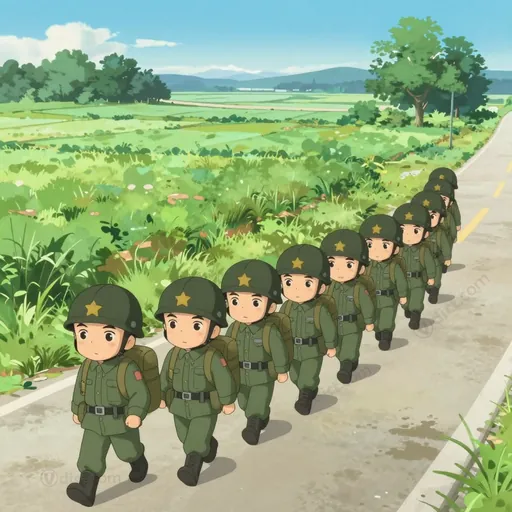 route-march