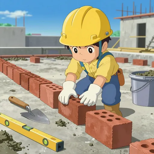 row of bricks