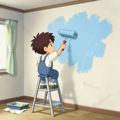 rubber-base paint