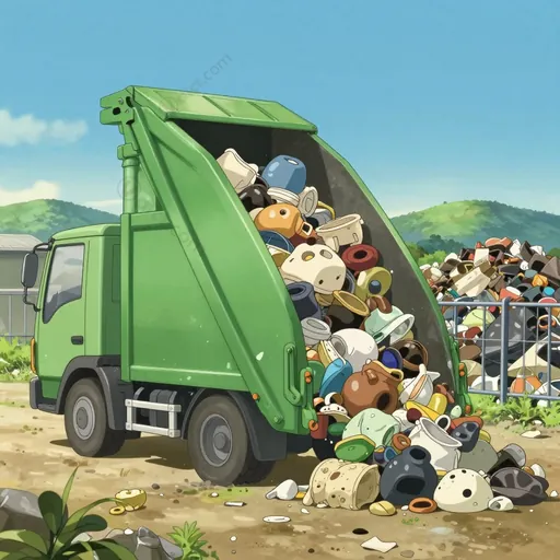 rubbish dump