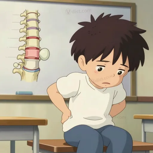 ruptured intervertebral disc