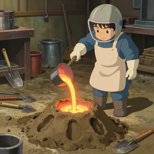 sand-cast