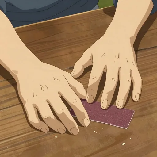 sandpapery