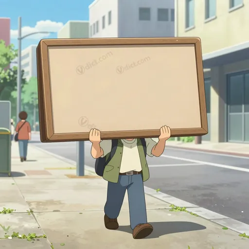 sandwich-board