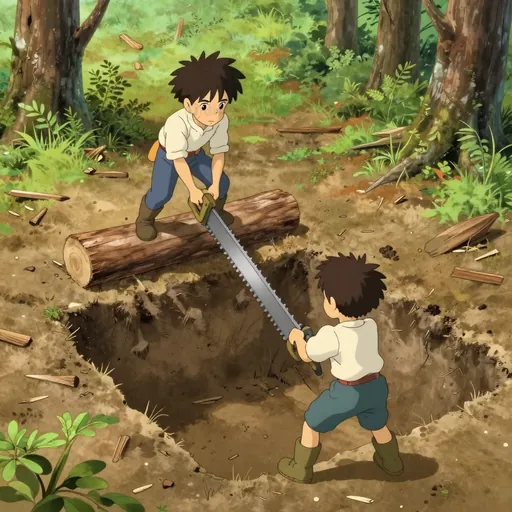 saw-pit