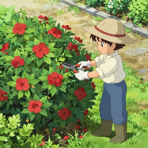 scarlet bush