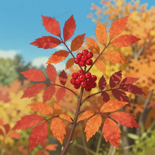 scarlet sumac