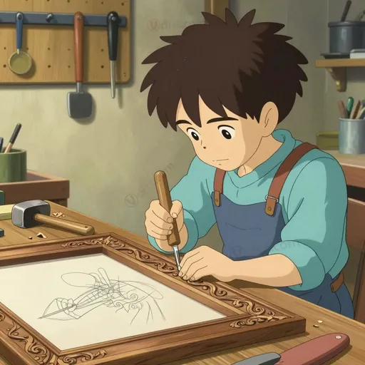 scroll-work