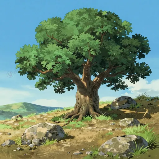 scrub oak