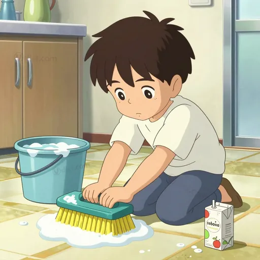 scrubbing brush