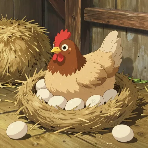 setting hen