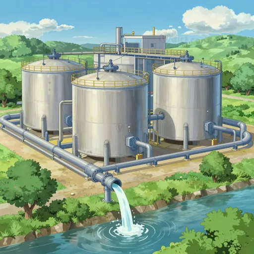 sewage disposal plant