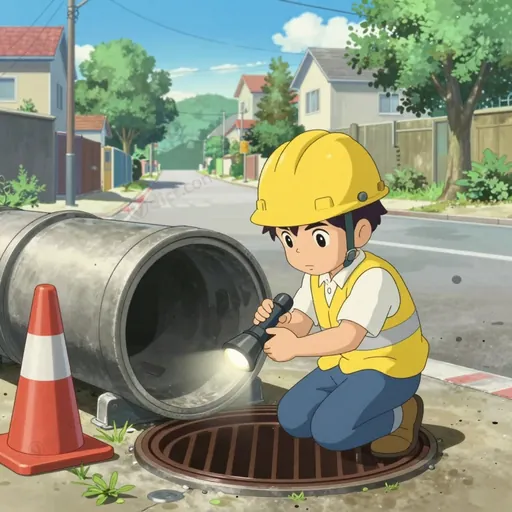 sewer line