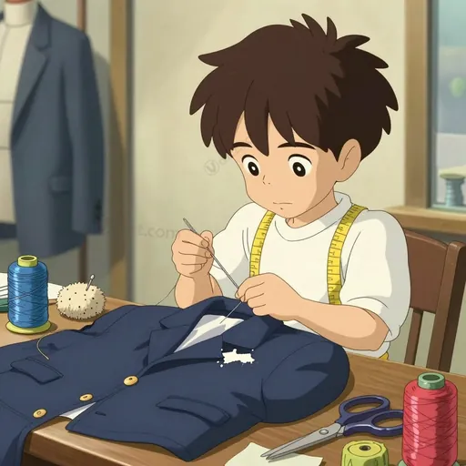 sewing silk