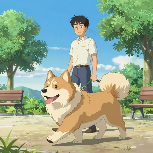 shaggy-coated