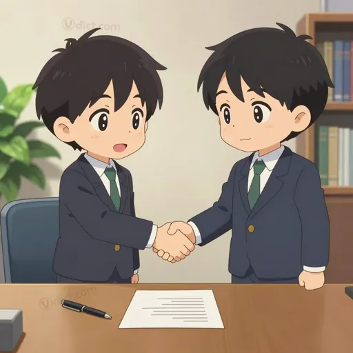 shake hands