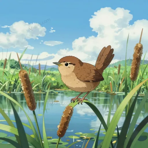 short-billed marsh wren