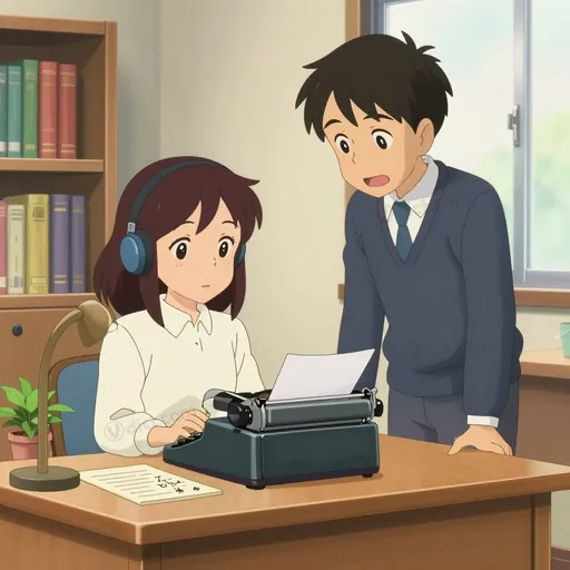 shorthand typist