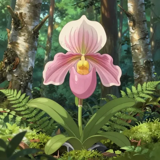 showy lady slipper