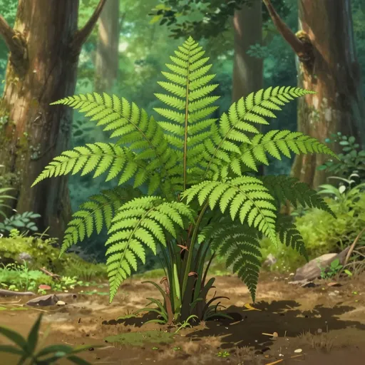 shuttlecock fern