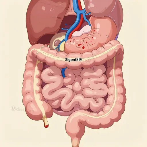 sigmoid vein