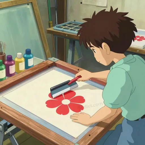 silk screen print