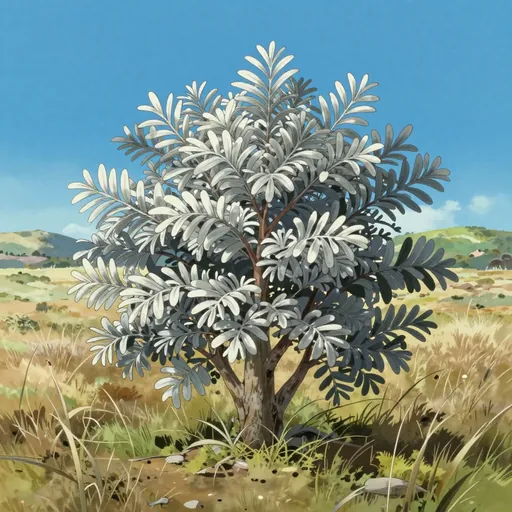 silvery wormwood