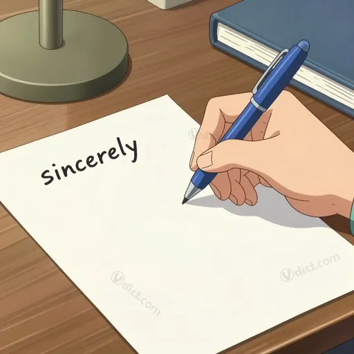 sincerely