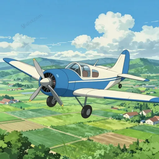 single-propeller plane