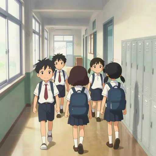 single file
