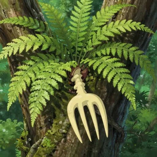 skeleton fork fern