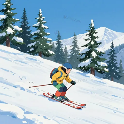 ski-running