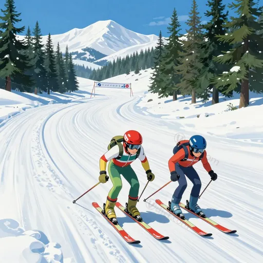 ski race