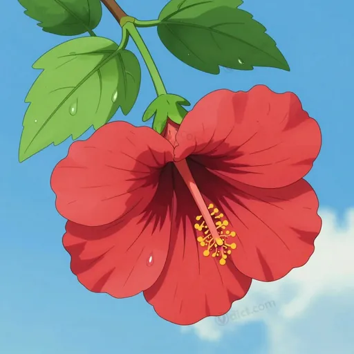 sleeping hibiscus