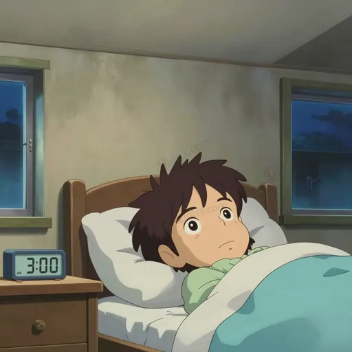sleepless person