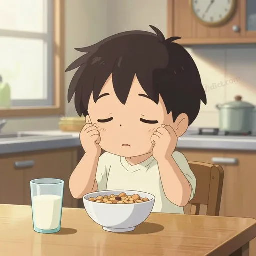 sleepy-eyed