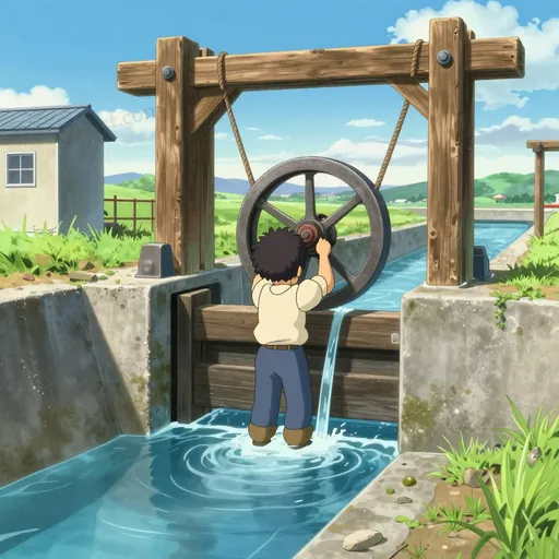 sluice-gate