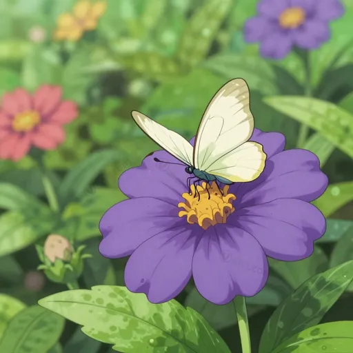 small white