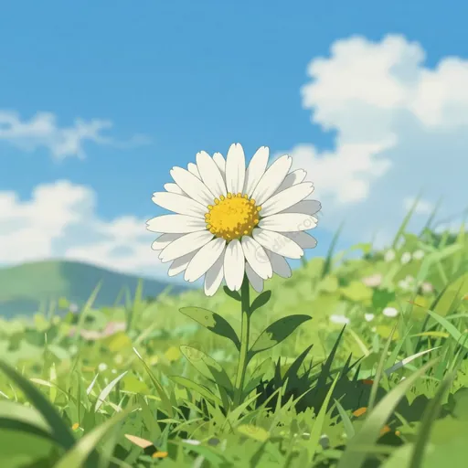 small white aster