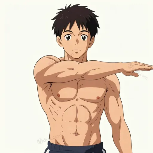 smaller pectoral muscle