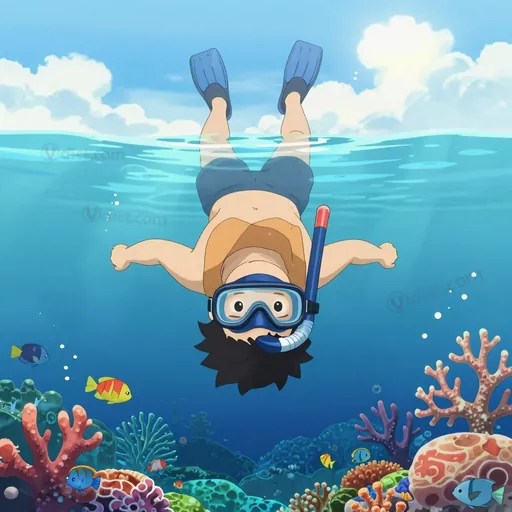 snorkel diving