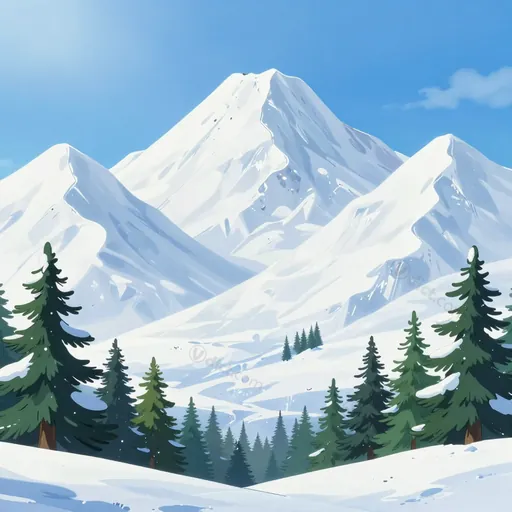 snow-clad