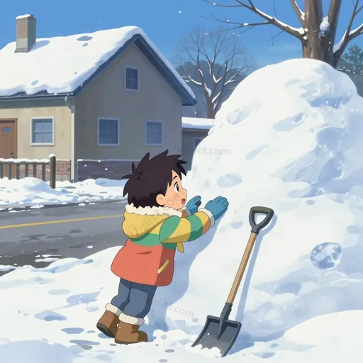 snow bank