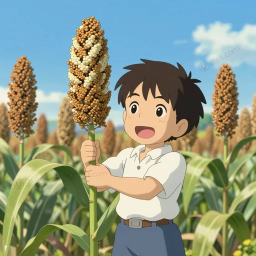 sorghum vulgare caudatum